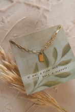 Load image into Gallery viewer, Hope + Future Mini Tag Necklace