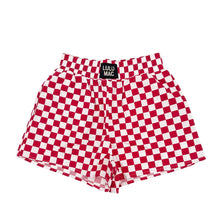 Load image into Gallery viewer, Lulu Mac BXCK Boxer Shorts in Dark Red/White Check