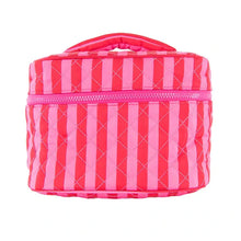 Load image into Gallery viewer, Travel Cosmetic Bag in Pink/Hot Pink