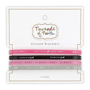 Fearless Silicone Bracelet Set