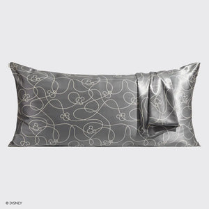 Kitsch & Mickey and Minnie Mickey Maze King Satin Pillowcase