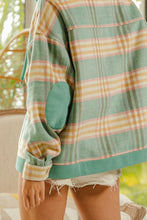 Load image into Gallery viewer, Third Time&#39;s the Charm Plaid Hooded Shacket