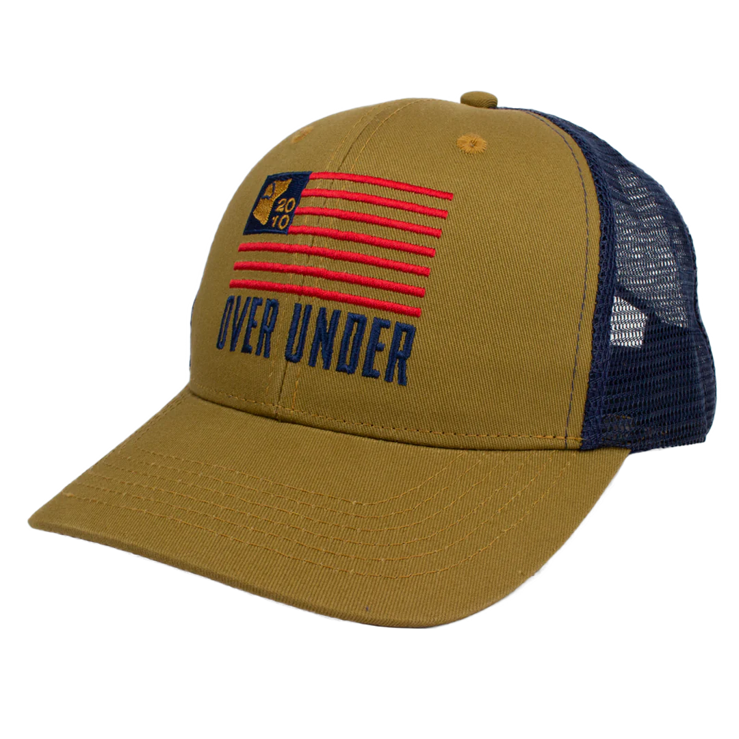 Over Under Lab Flag Mesh Back Hat