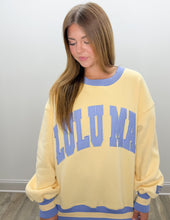 Load image into Gallery viewer, Lulu Mac Social Society Sweatshirt in Butter/Lavender