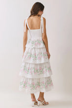 Load image into Gallery viewer, Right Here Floral Tie Shoulder Maxi Dress