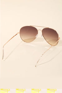 Oversized Double Bridge Fashion Aviator Sunglasses Teal