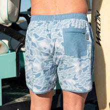 Load image into Gallery viewer, Burlebo Swim Trunks in Seaside Camo