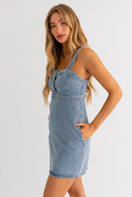 Load image into Gallery viewer, Stars Are Aligned Denim Dress