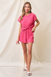 My Summer Top & Short Set Fuchsia