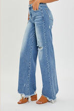 Load image into Gallery viewer, The Goodness High Rise Frayed Wide Leg Jeans