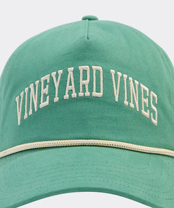 Vineyard Vines Text 5-Panel Hat in Starboard Green