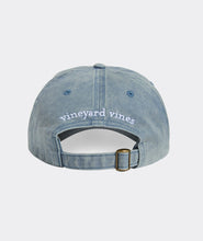 Load image into Gallery viewer, Vineyard Vines Garment Wash Classic Baseball Hat in Blue Mirage