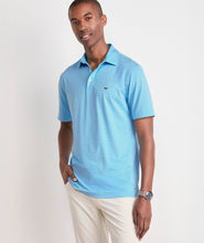 Load image into Gallery viewer, Vineyard Vines Bradley Stripe Sankaty Polo in Sea Splash/Ocean Breeze