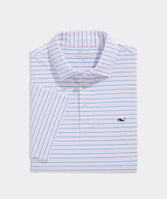 Load image into Gallery viewer, Vineyard Vines Tri-Color Bradley Sankaty Polo in White/J Blu/HIB