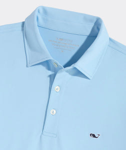 Vineyard Vines Solid Sankaty Polo in Jake Blue