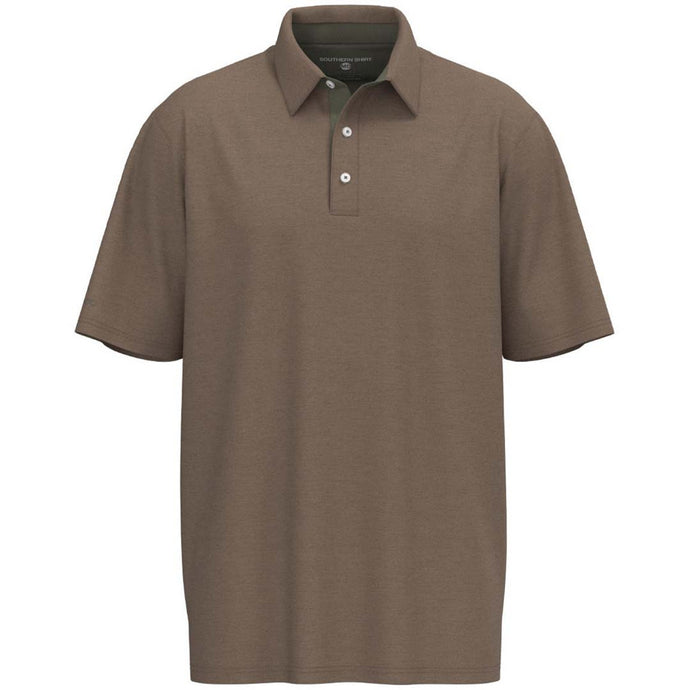 Southern Shirt Co. Men's Grayton Heather Polo Caribou