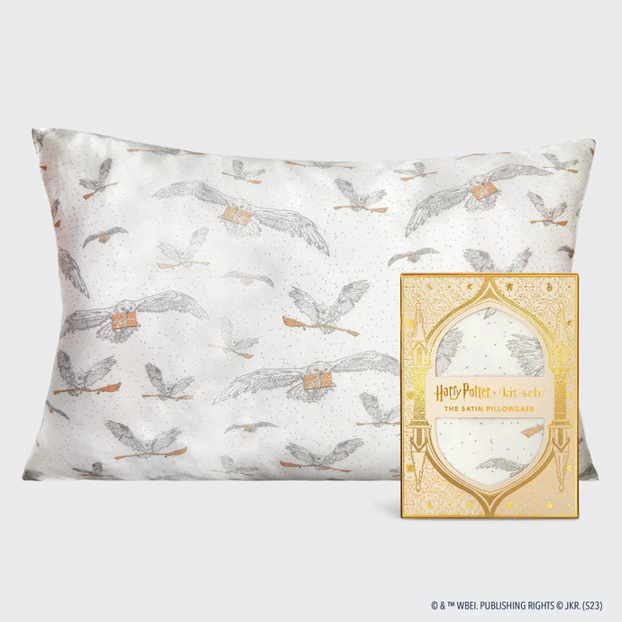 Harry Potter x Kitsch Standard Satin Pillowcase Owl Post