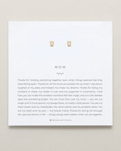 Load image into Gallery viewer, Bryan Anthonys Mom Baguette Stud Earrings
