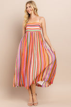 Load image into Gallery viewer, I Came to Dance Striped Midi Dress