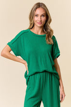 Load image into Gallery viewer, Boho Breeze Pant Set Kelly Green