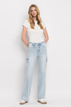 Load image into Gallery viewer, Drifting Back Together Super High Rise Cargo Jeans