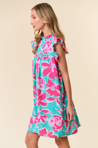 Let's Dance Together Floral Dress