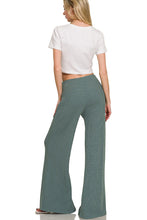 Load image into Gallery viewer, One of Them Girls Mock Neck Sweater Top &amp; Pants Set in Ash Jade