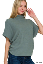 Load image into Gallery viewer, One of Them Girls Mock Neck Sweater Top &amp; Pants Set in Ash Jade