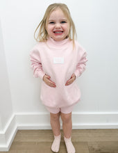 Load image into Gallery viewer, Lulu Mac Youth Terry LS Top in Light Pink