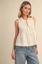 Load image into Gallery viewer, In My Business Collared V-Neck Top