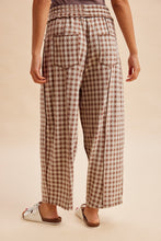 Load image into Gallery viewer, Whatcha Say Mineral Washed Barrel Fit Wide Leg Pants in Mocha