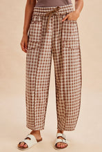 Load image into Gallery viewer, Whatcha Say Mineral Washed Barrel Fit Wide Leg Pants in Mocha