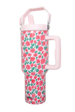 Load image into Gallery viewer, Whimsical Roses Stainless Steel Tumbler