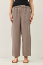 Load image into Gallery viewer, Dream Of You Wide Leg/Drawstring Waist Pants in Earth Grey