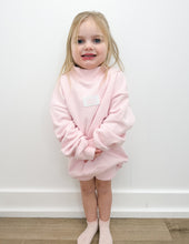 Load image into Gallery viewer, Lulu Mac Youth Terry LS Top in Light Pink