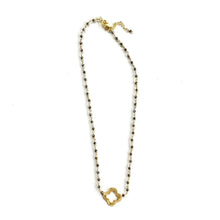 Load image into Gallery viewer, Erin Gray Pyrite + Clover Short Necklace