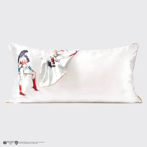 Wonder Woman x Kitsch King Satin Pillowcase Believe in Wonder