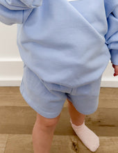 Load image into Gallery viewer, Lulu Mac Youth Terry LS Top in Light Blue