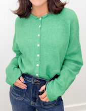 Load image into Gallery viewer, Blame Me Piper Cardigan in Kelly Green