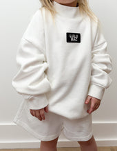 Load image into Gallery viewer, Lulu Mac Youth Terry LS Top in White