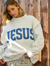 Load image into Gallery viewer, Jesus &amp; God Is Good Reversible Sweatshirt