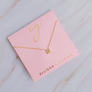 Understated Beauty Gold Initial Necklace