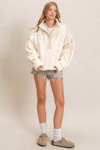 Load image into Gallery viewer, I'm All You Need 1/2 Zip Fleece Pullover in Ivory