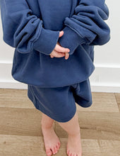 Load image into Gallery viewer, Lulu Mac Youth Terry LS Top in Navy