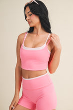 Load image into Gallery viewer, Last Time I Checked Double Layered Tank Top in Hot Pink Combo