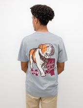 Load image into Gallery viewer, Mississippi State Strutting Mascot State SS Tee in Granite