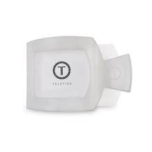 Load image into Gallery viewer, Teleties Medium Flat Square Clip Coconut White
