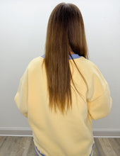 Load image into Gallery viewer, Lulu Mac Social Society Sweatshirt in Butter/Lavender