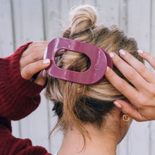 Load image into Gallery viewer, Teleties Large Flat Round Clip Wild Side
