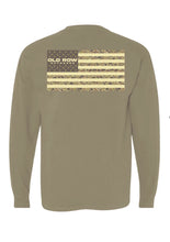 Load image into Gallery viewer, Old Row 80s Camo Flag LS Tee